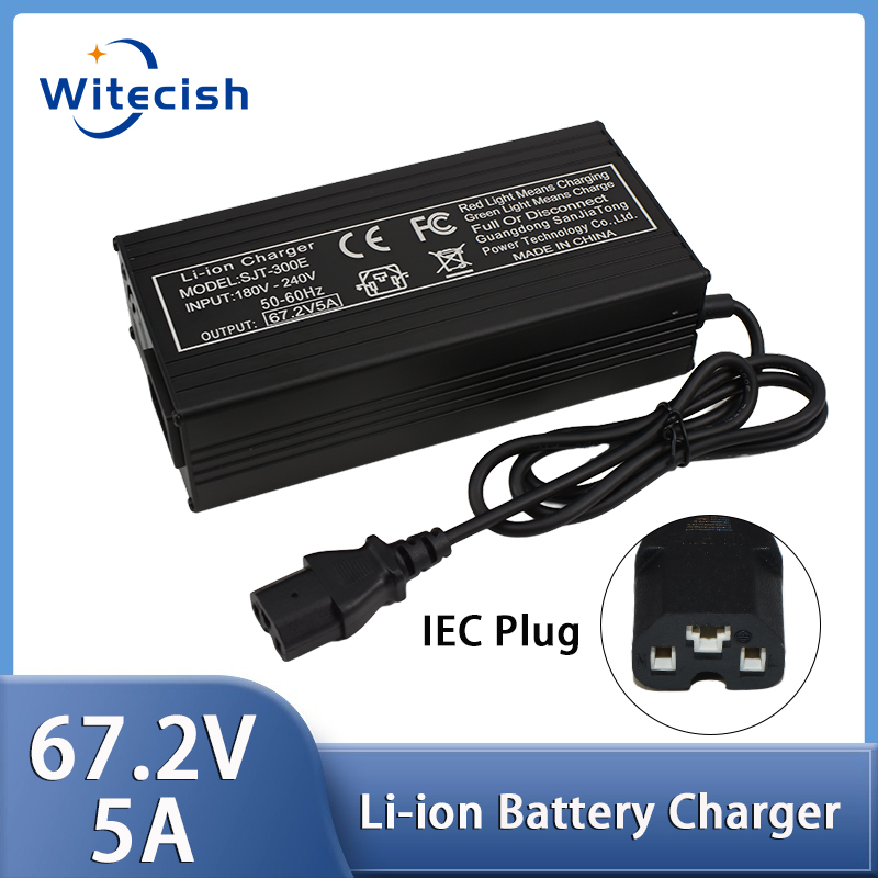 84V 20A Smart Charger - Caricabatterie rapido da 60 V, 67,2
