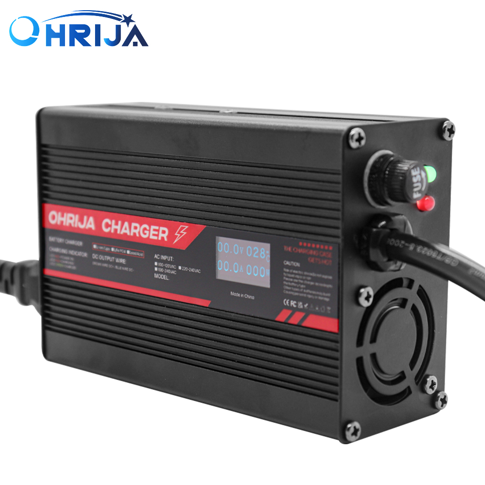 OHRIJA 54.6V 3A Caricatore Cus - 84V 20A Smart Charger recensione e prezzo